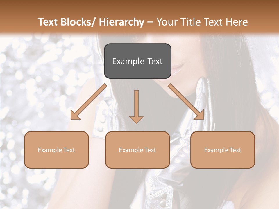 Girl Make Beauty PowerPoint Template