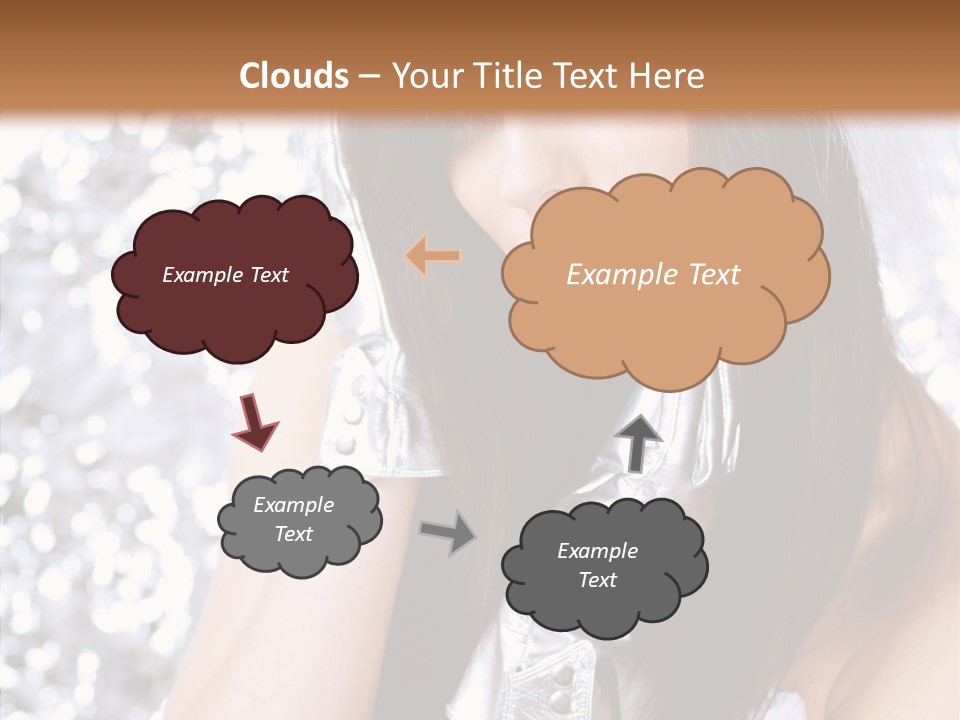 Girl Make Beauty PowerPoint Template