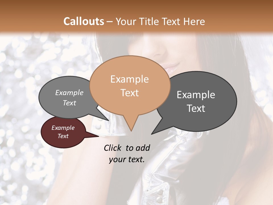 Girl Make Beauty PowerPoint Template