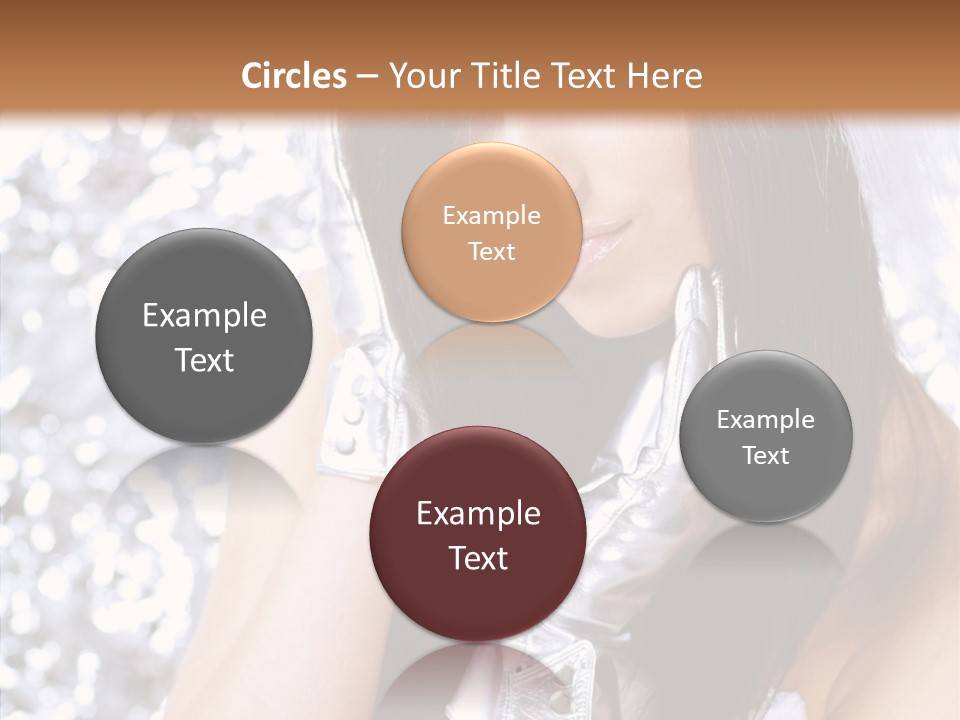 Girl Make Beauty PowerPoint Template