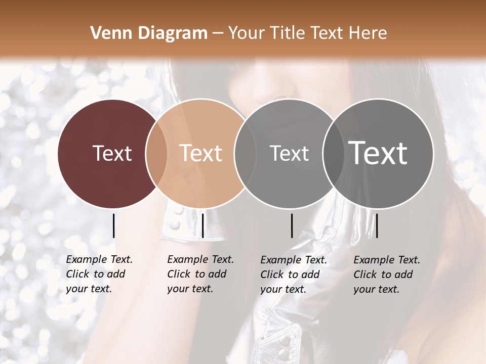Girl Make Beauty PowerPoint Template
