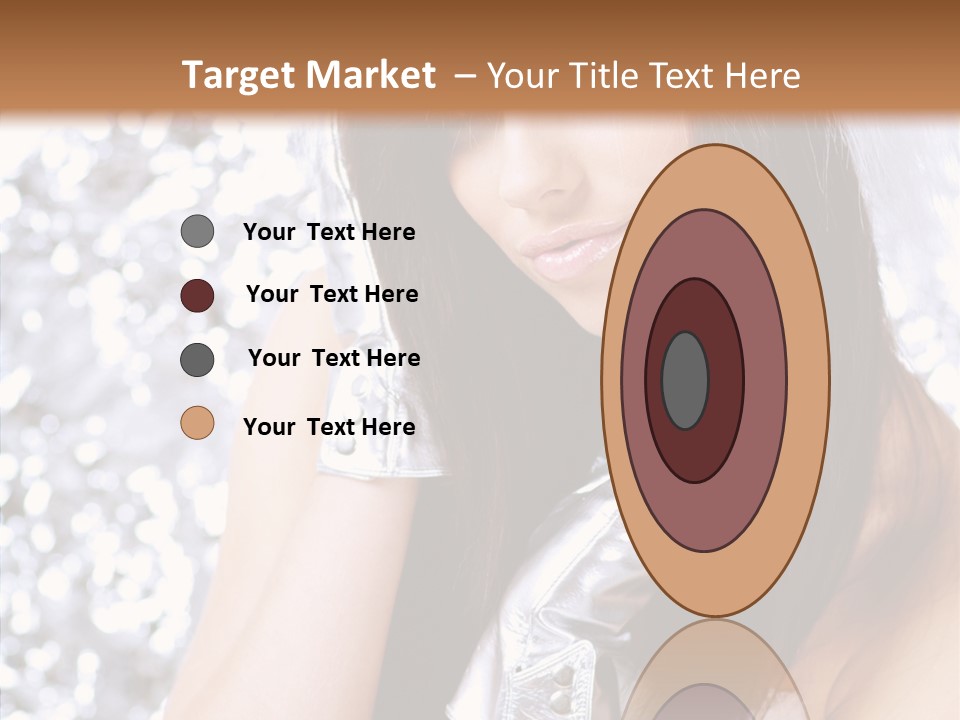 Girl Make Beauty PowerPoint Template