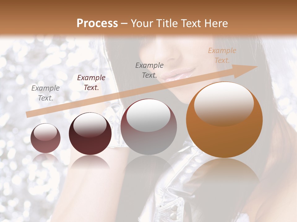 Girl Make Beauty PowerPoint Template