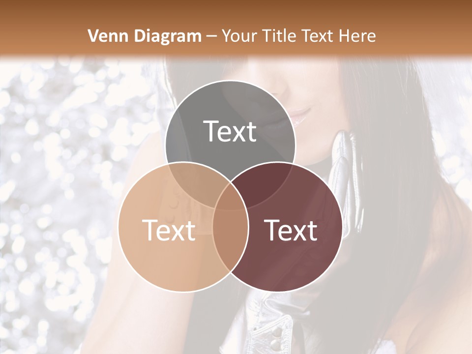 Girl Make Beauty PowerPoint Template