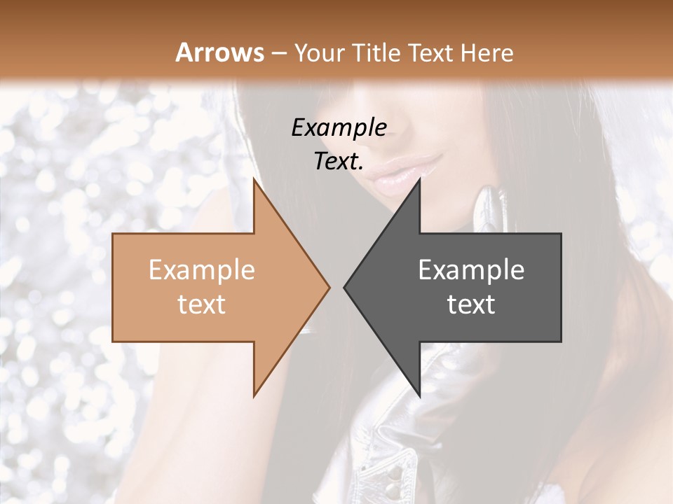 Girl Make Beauty PowerPoint Template