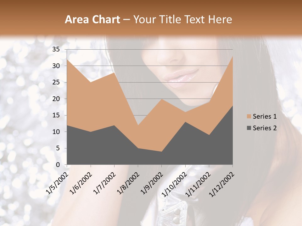 Girl Make Beauty PowerPoint Template
