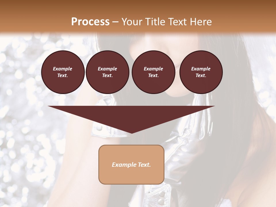 Girl Make Beauty PowerPoint Template