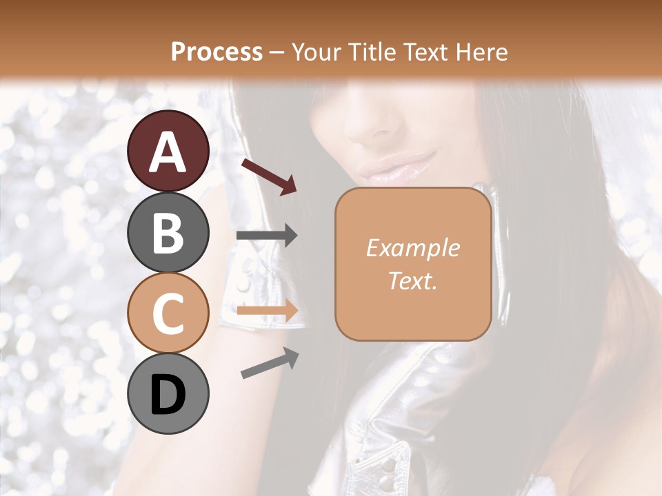 Girl Make Beauty PowerPoint Template