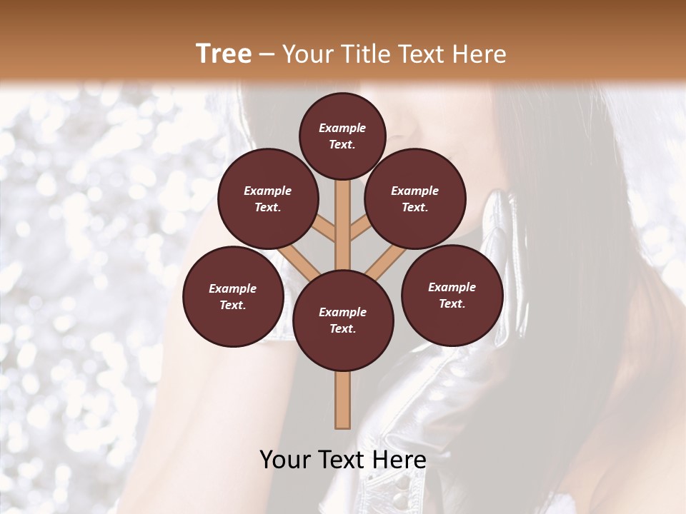 Girl Make Beauty PowerPoint Template