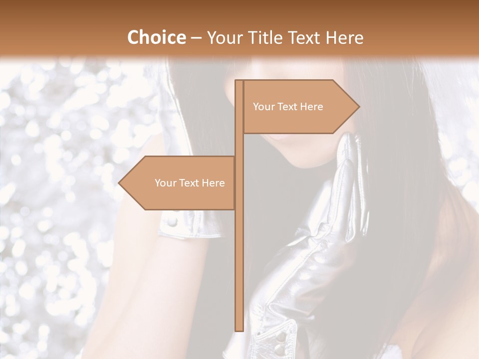 Girl Make Beauty PowerPoint Template