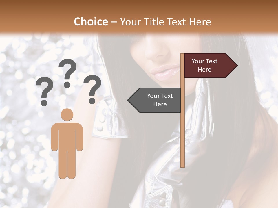Girl Make Beauty PowerPoint Template
