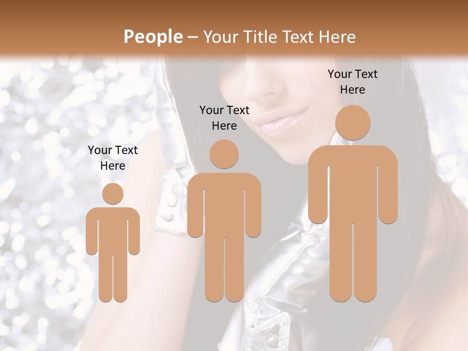 Girl Make Beauty PowerPoint Template
