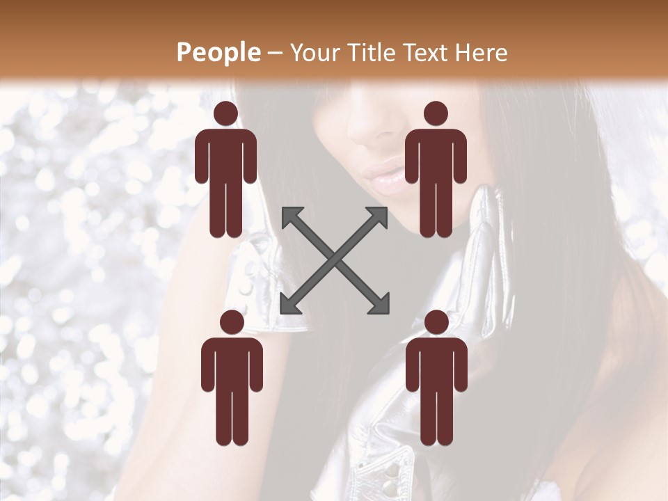 Girl Make Beauty PowerPoint Template