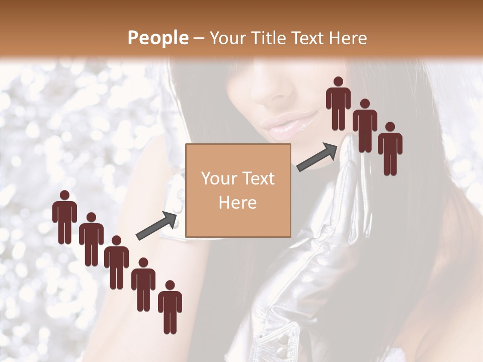 Girl Make Beauty PowerPoint Template