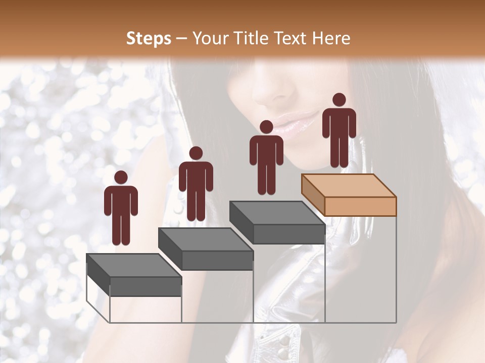 Girl Make Beauty PowerPoint Template