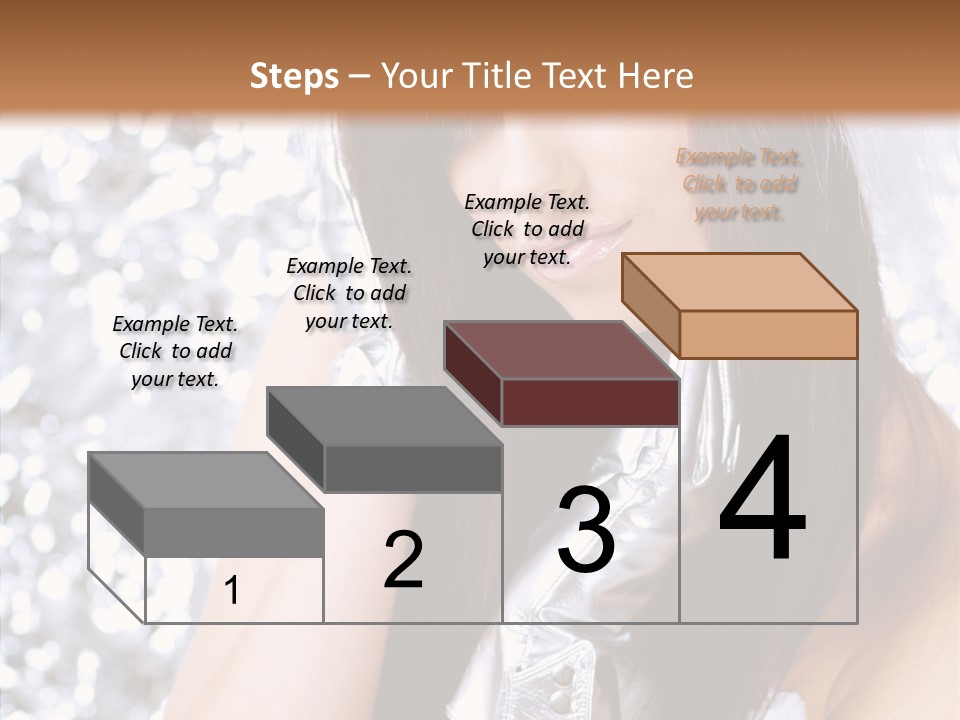 Girl Make Beauty PowerPoint Template