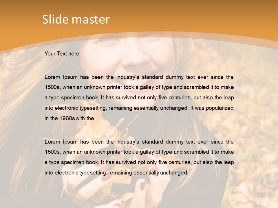 Cheerful Teenage Attractive PowerPoint Template