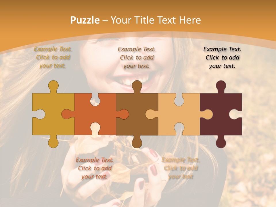 Cheerful Teenage Attractive PowerPoint Template