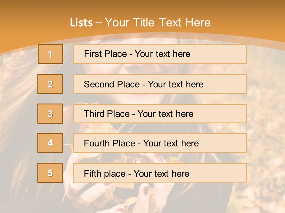 Cheerful Teenage Attractive PowerPoint Template