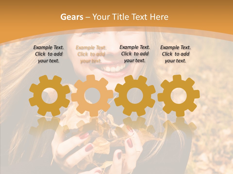 Cheerful Teenage Attractive PowerPoint Template