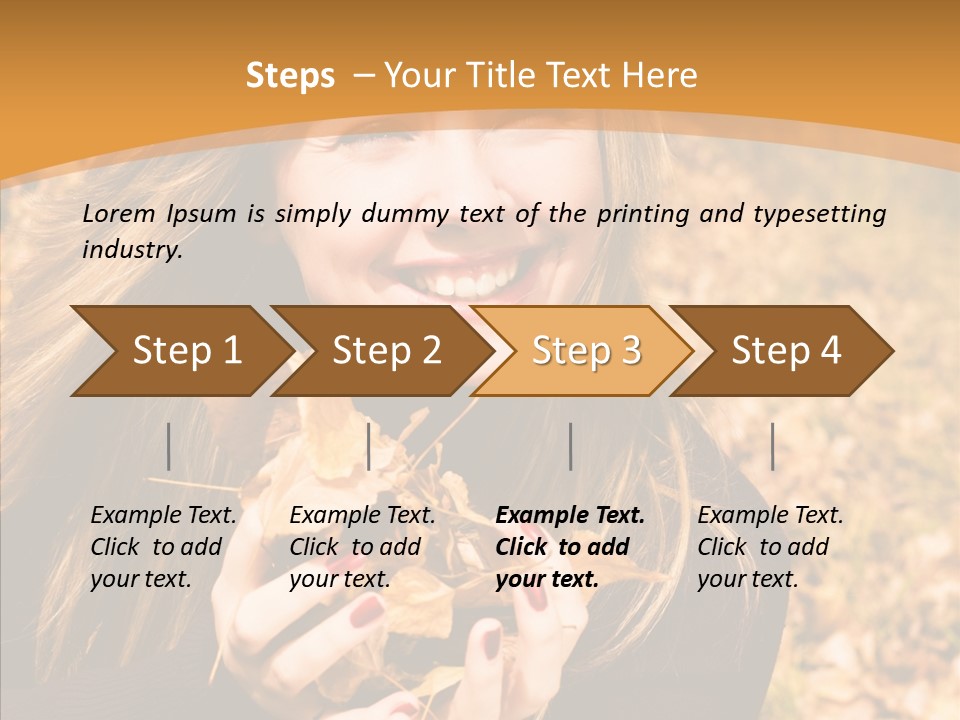 Cheerful Teenage Attractive PowerPoint Template