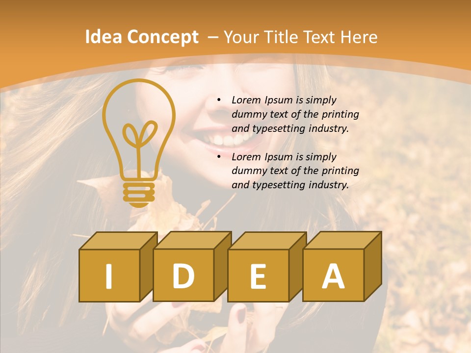 Cheerful Teenage Attractive PowerPoint Template