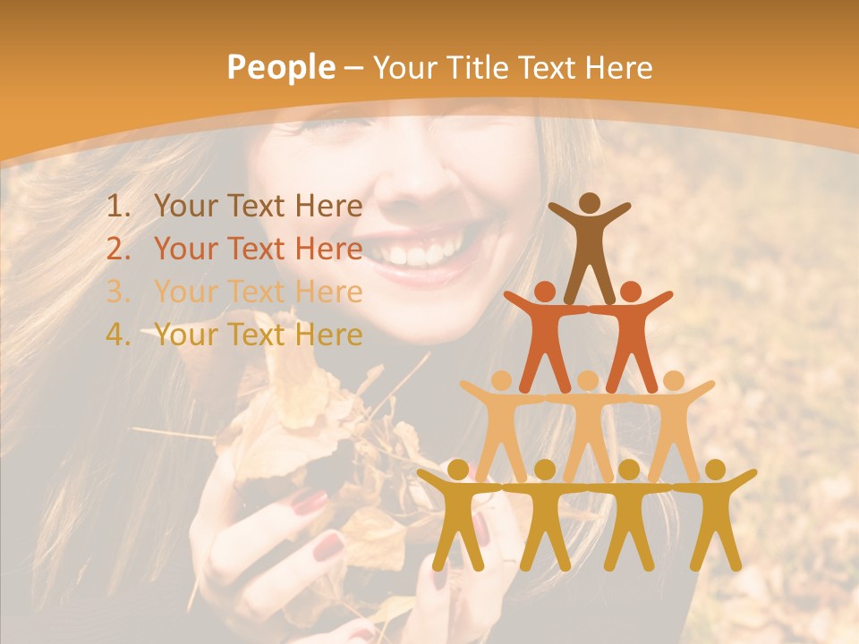 Cheerful Teenage Attractive PowerPoint Template