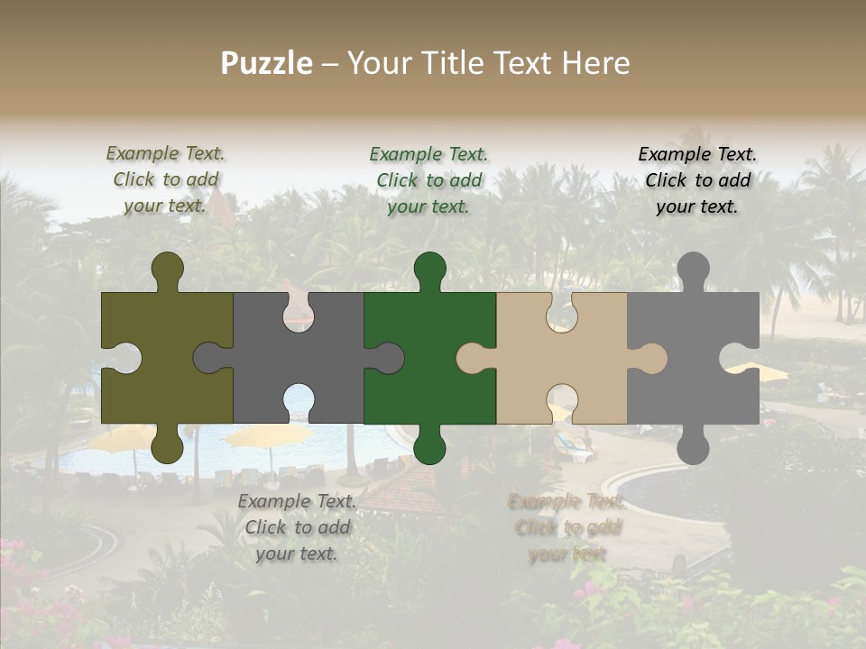 Equator Tree Investment PowerPoint Template