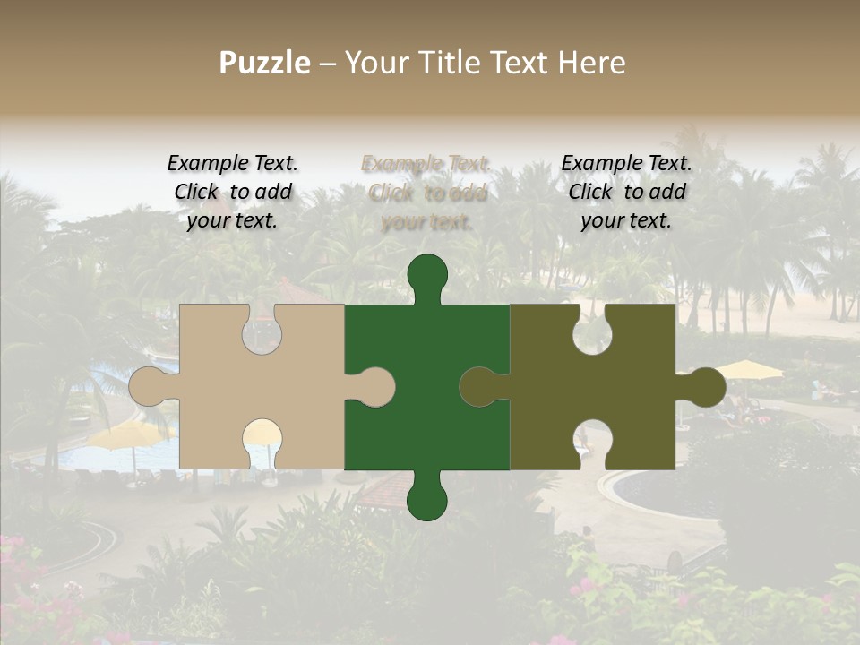 Equator Tree Investment PowerPoint Template