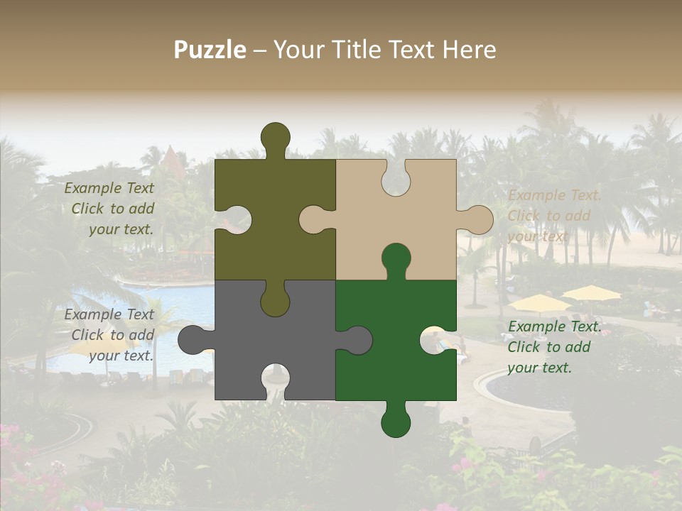 Equator Tree Investment PowerPoint Template