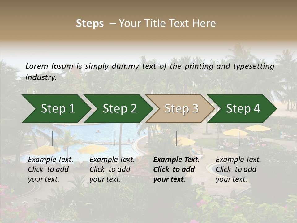Equator Tree Investment PowerPoint Template