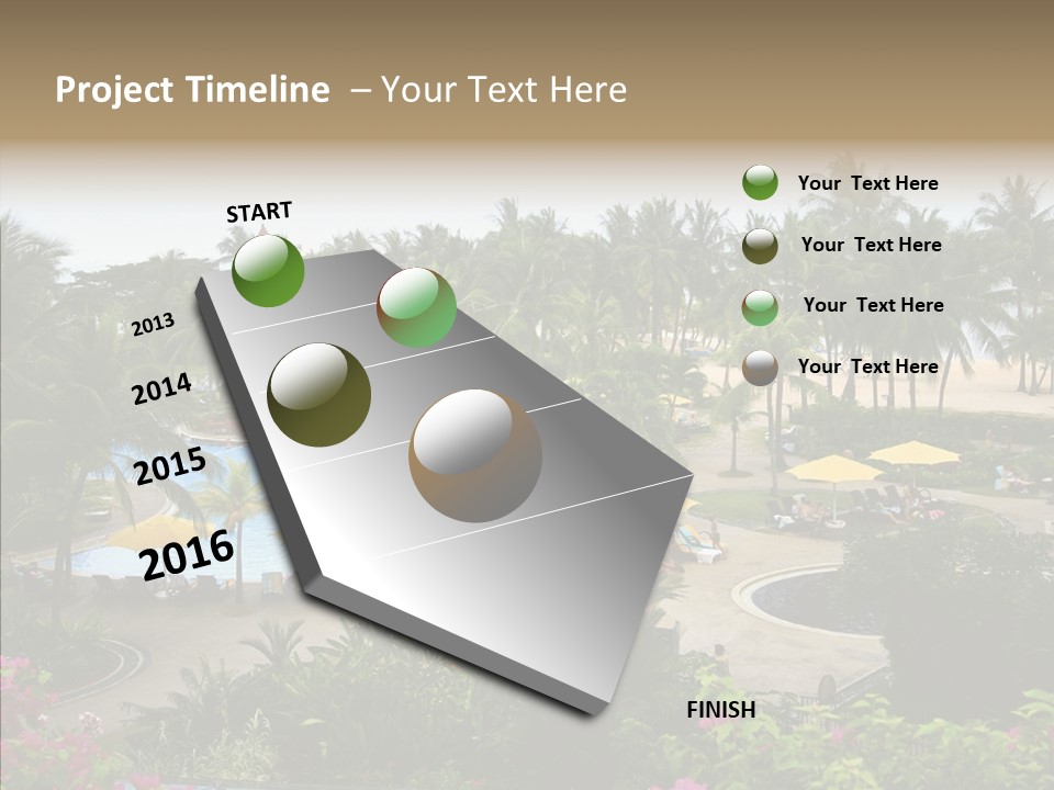 Equator Tree Investment PowerPoint Template