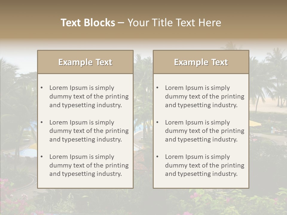 Equator Tree Investment PowerPoint Template