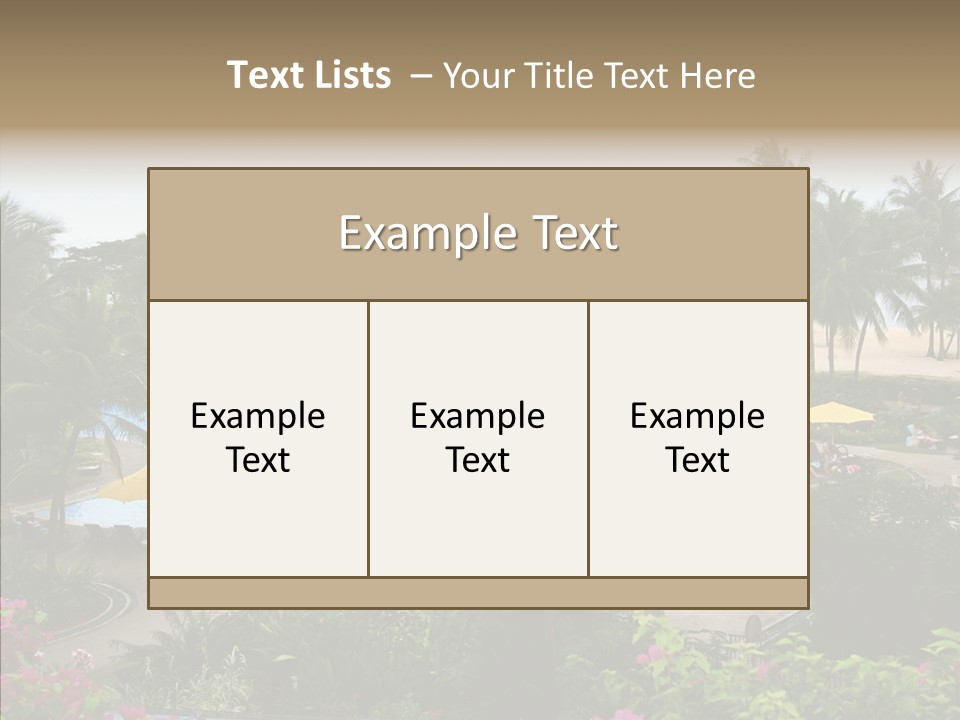 Equator Tree Investment PowerPoint Template