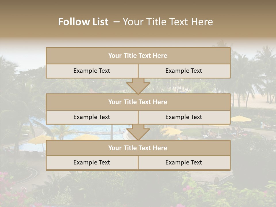 Equator Tree Investment PowerPoint Template