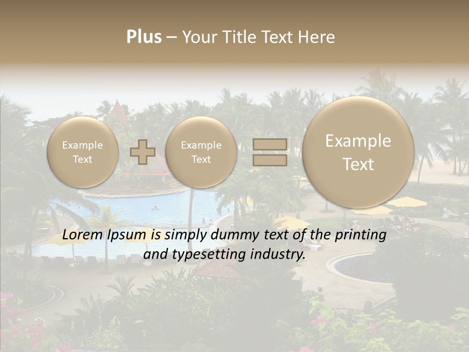 Equator Tree Investment PowerPoint Template