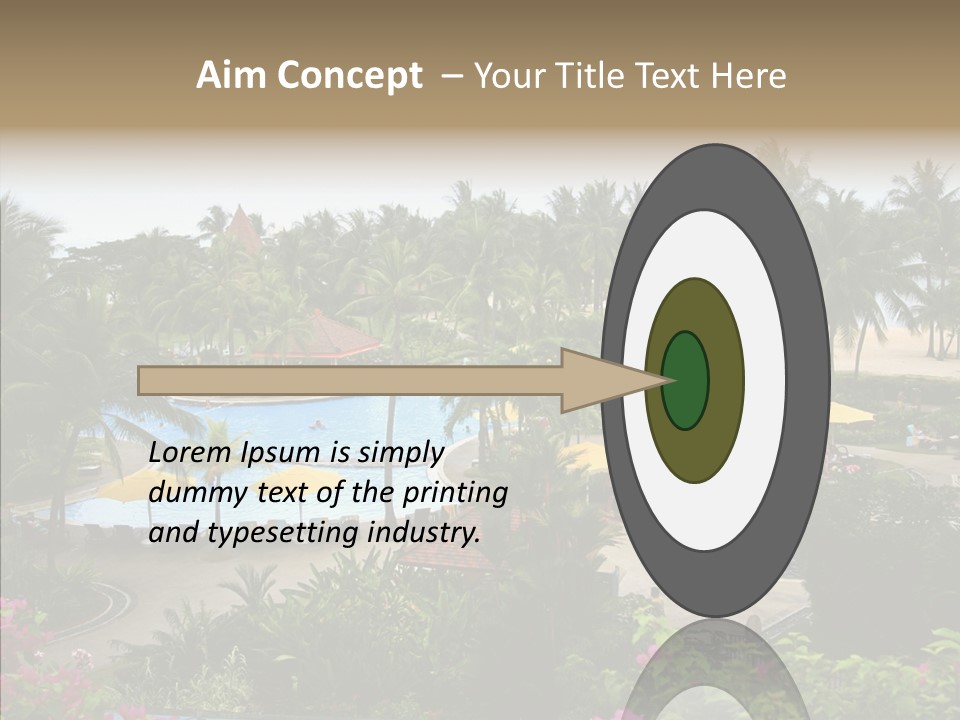 Equator Tree Investment PowerPoint Template
