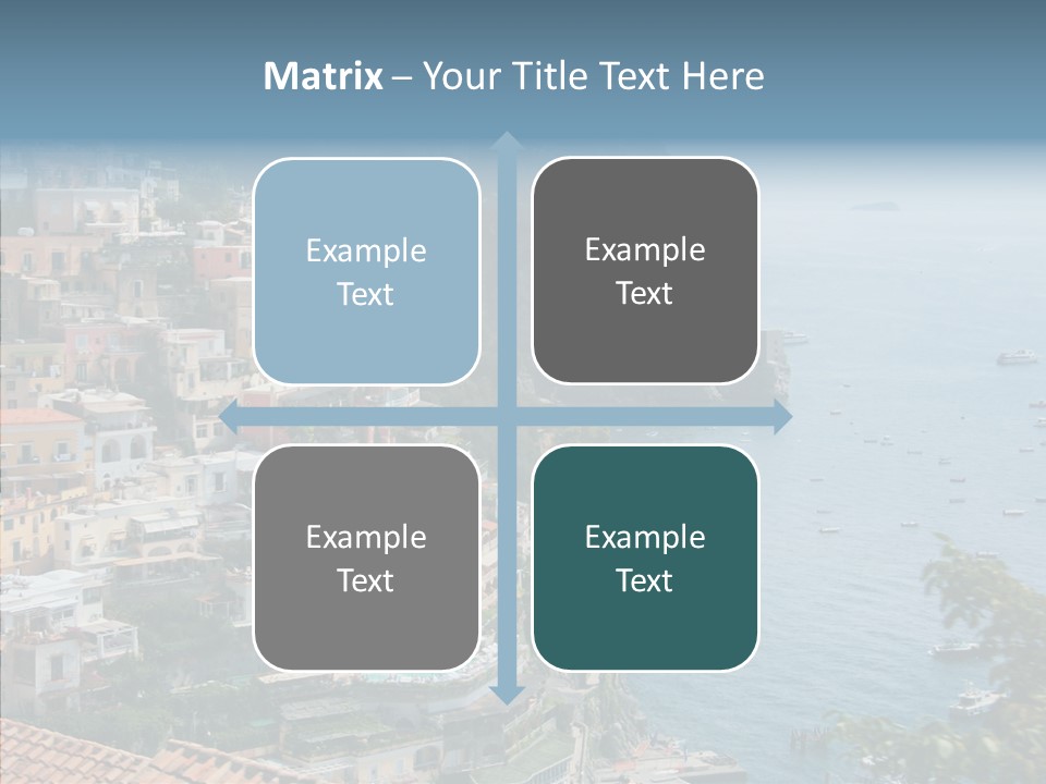 Blue Mediterranean Capri PowerPoint Template