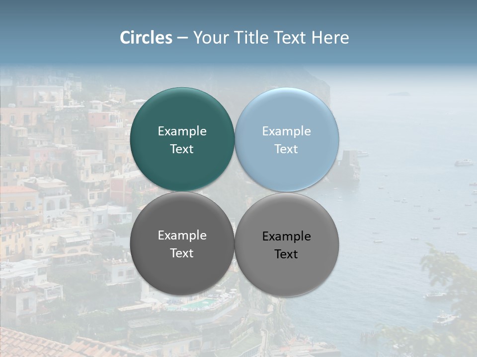 Blue Mediterranean Capri PowerPoint Template