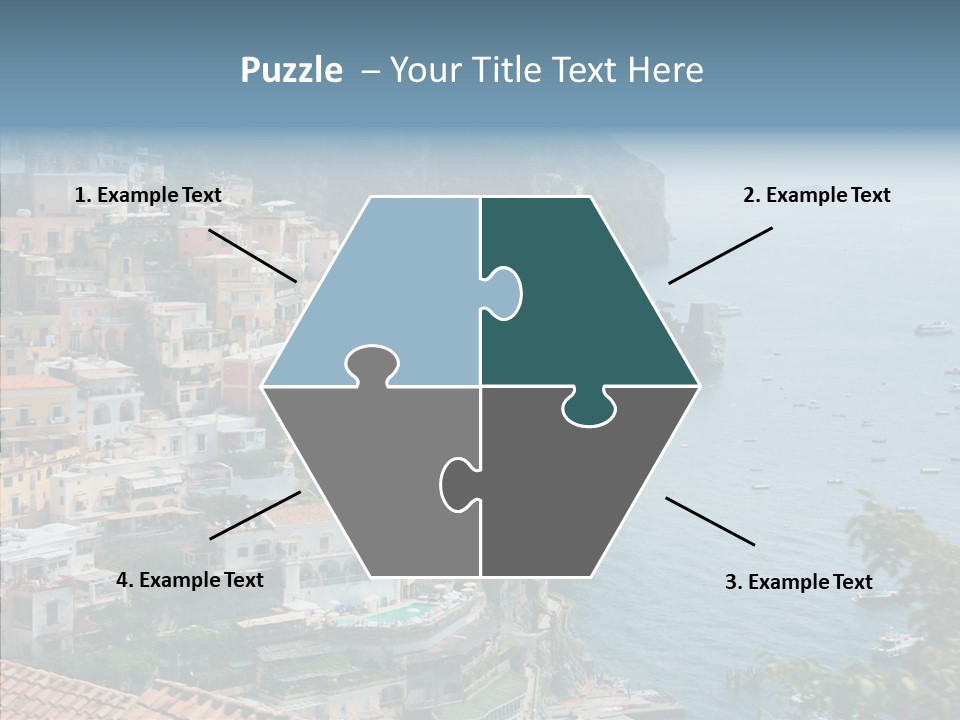 Blue Mediterranean Capri PowerPoint Template