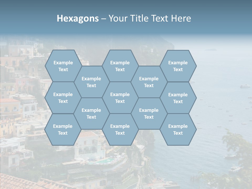 Blue Mediterranean Capri PowerPoint Template