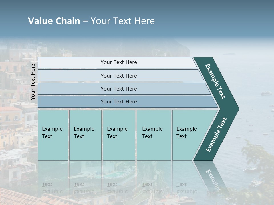 Blue Mediterranean Capri PowerPoint Template