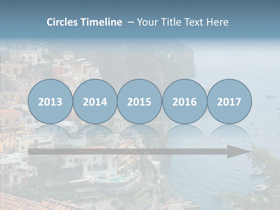 Blue Mediterranean Capri PowerPoint Template