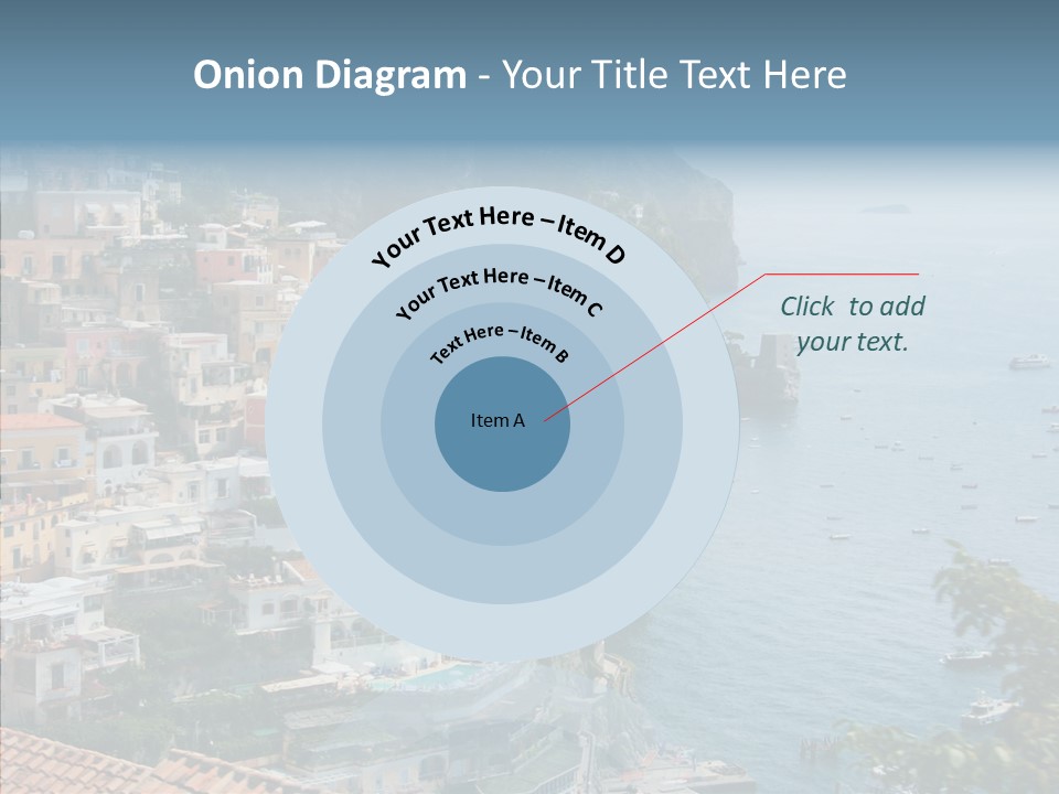 Blue Mediterranean Capri PowerPoint Template