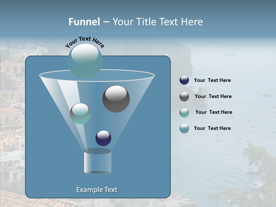 Blue Mediterranean Capri PowerPoint Template