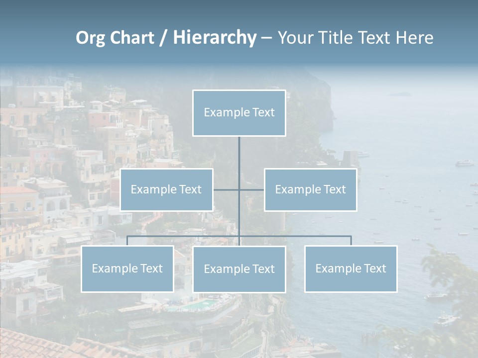 Blue Mediterranean Capri PowerPoint Template