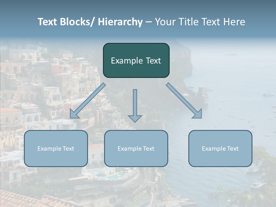 Blue Mediterranean Capri PowerPoint Template