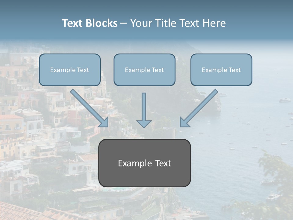 Blue Mediterranean Capri PowerPoint Template