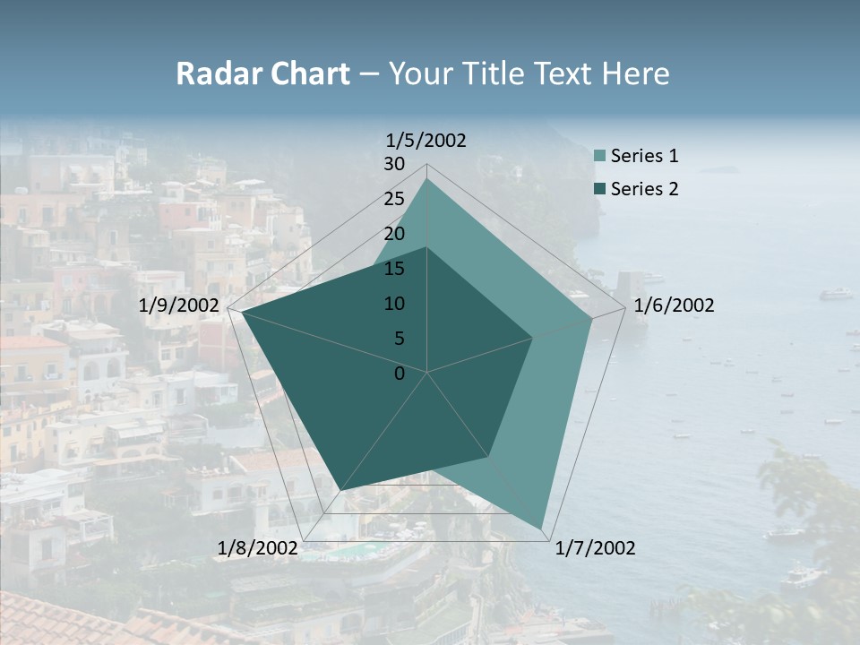 Blue Mediterranean Capri PowerPoint Template