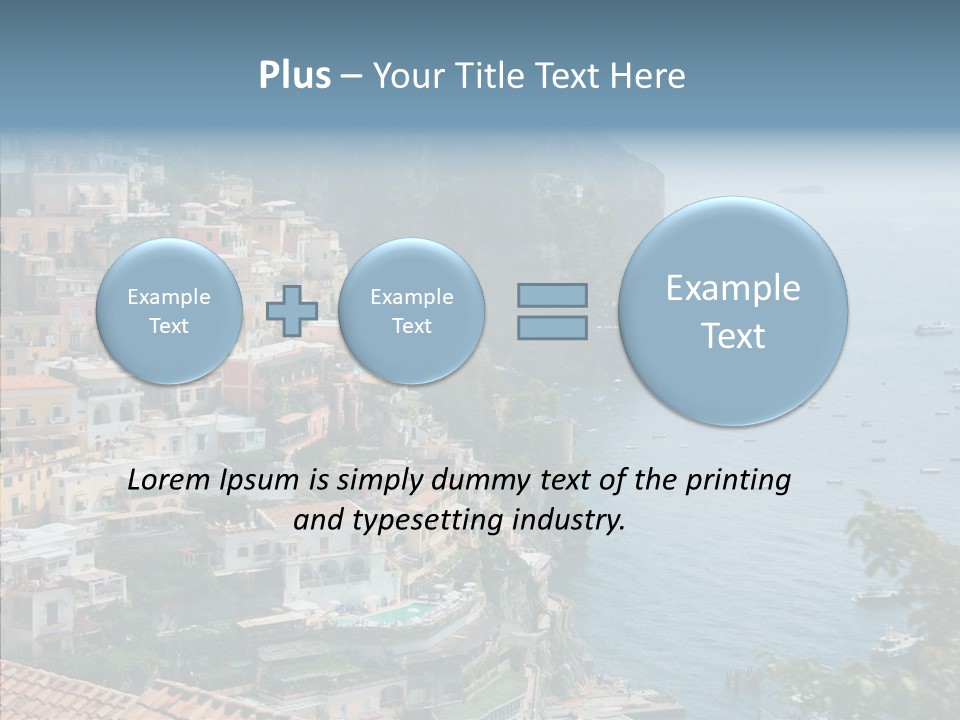 Blue Mediterranean Capri PowerPoint Template